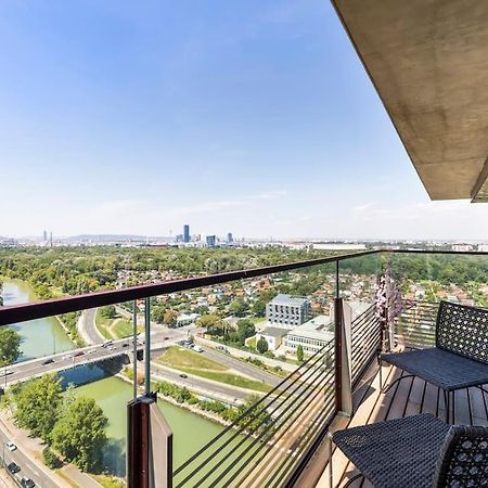 Design Apartment With Amazing View Over Wien Exterior foto